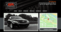 Desktop Screenshot of precisionautotd.com