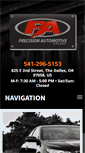 Mobile Screenshot of precisionautotd.com